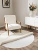 Rug Underlay Prima White ø 70 cm round