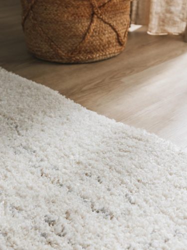 Shaggy rug Gobi Cream/Beige 15x15 cm Sample
