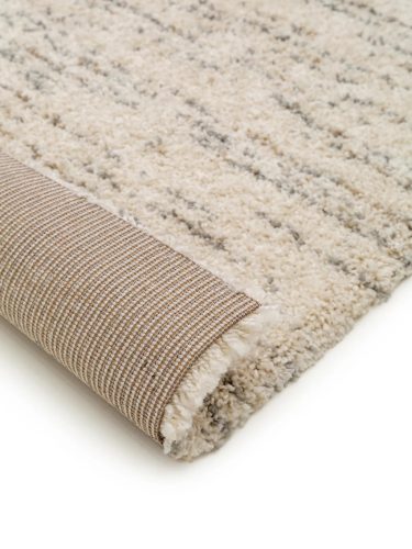 Shaggy rug Gobi Cream/Beige 15x15 cm Sample