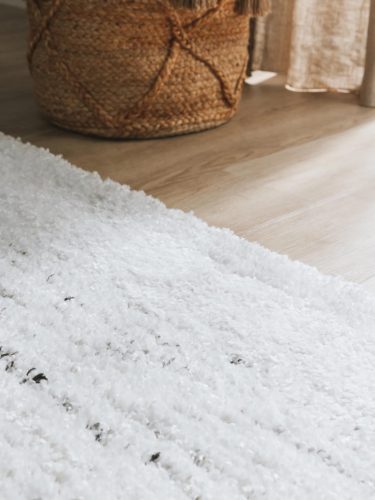 Shaggy rug Gobi Cream/Grey 15x15 cm Sample