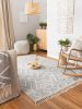 Cotton Rug Sydney Light Grey 120x170 cm