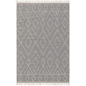 Cotton Rug Sydney Light Grey 80x150 cm