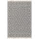 Cotton Rug Sydney Light Grey 80x150 cm
