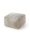 Handmade Wool Pouf Rocco Beige/Black 55x55x30 cm