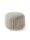 Handmade Wool Pouf Rocco Beige/Black 55x55x30 cm