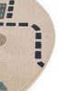 Gyerekszőnyeg Juno Beige o 120 cm kör alakú