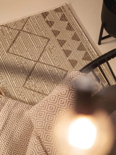 In- & Outdoor Runner Metro Cream/Beige 80x240 cm