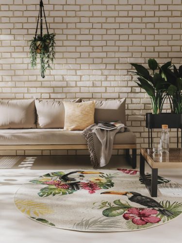 In- & Outdoor Round Rug Artis Multicolour ø 160 cm round
