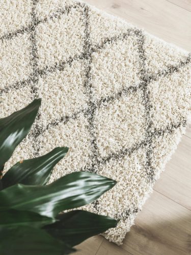 Shaggy rug Soho Cream 80x300 cm