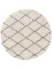 Shaggy rug Soho Cream ø 120 cm round