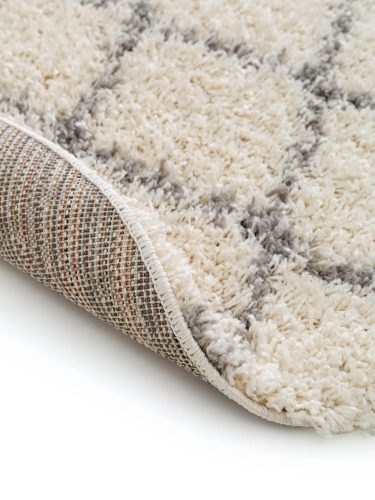 Shaggy rug Soho Cream ø 120 cm round