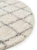 Shaggy rug Soho Cream ø 120 cm round