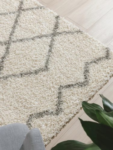 Shaggy rug Soho Cream 80x150 cm