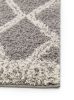 Shaggy szőnyeg Soho Grey 15x15 cm minta