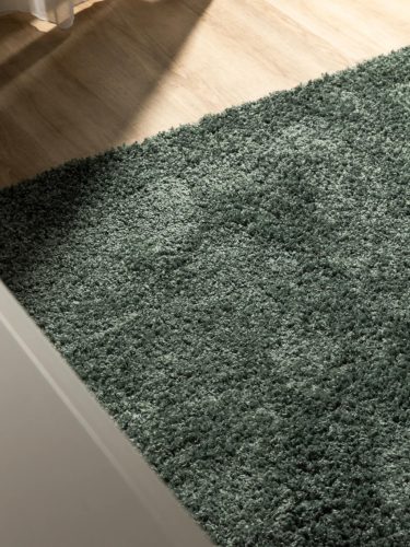 Washable Shaggy Rug Soho Light Green 160x160 cm