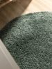 Washable Shaggy Rug Soho Light Green ø 200 cm round