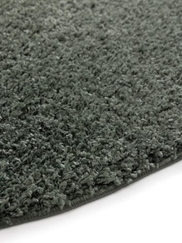 Washable Shaggy Rug Soho Light Green ø 200 cm round