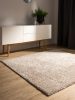 Washable Shaggy Rug Soho Beige 200x200 cm