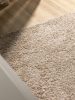 Washable Shaggy Rug Soho Beige 200x200 cm