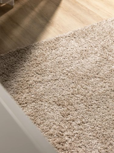 Washable Shaggy Rug Soho Beige 200x200 cm