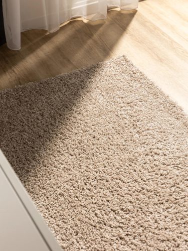 Washable Shaggy Rug Soho Beige 80x300 cm