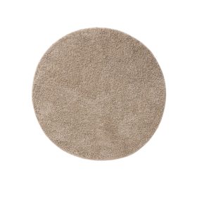 Washable Shaggy Rug Soho Beige ø 120 cm round