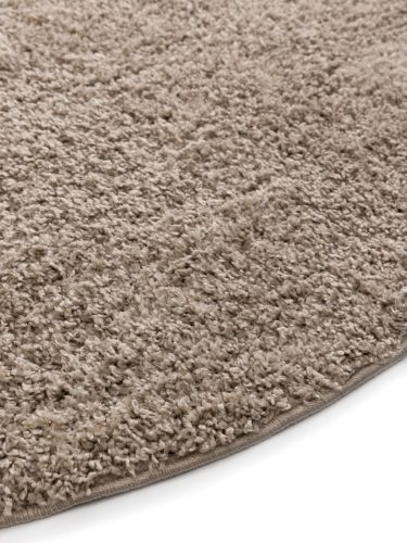 Washable Shaggy Rug Soho Beige ø 200 cm round