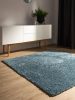 Washable Shaggy Rug Soho Blue 160x160 cm