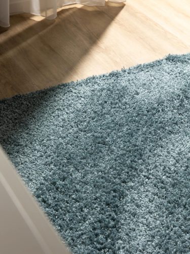 Washable Shaggy Rug Soho Blue 200x200 cm