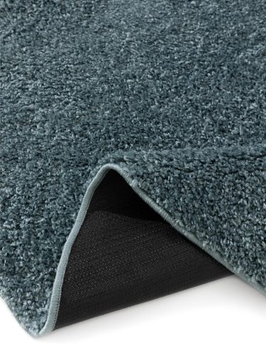 Washable Shaggy Rug Soho Blue ø 120 cm round