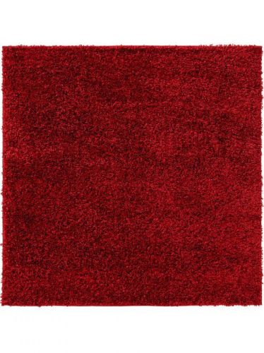 Shaggy szőnyeg Soho Dark Red 160x160 cm