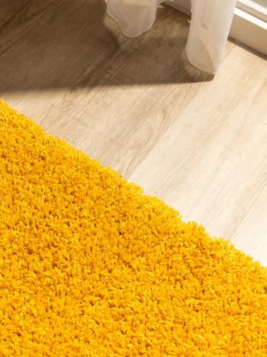 Washable Shaggy Rug Soho Yellow 200x290 cm
