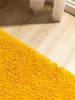 Washable Shaggy Rug Soho Yellow 60x120 cm