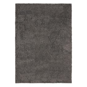 Washable Shaggy Rug Soho Grey 133x190 cm