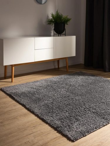 Washable Shaggy Rug Soho Grey 160x160 cm