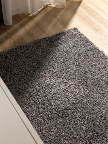 Washable Shaggy Rug Soho Grey 70x200 cm