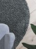 Shaggy szőnyeg Soho Grey ¸ 120 cm kerek