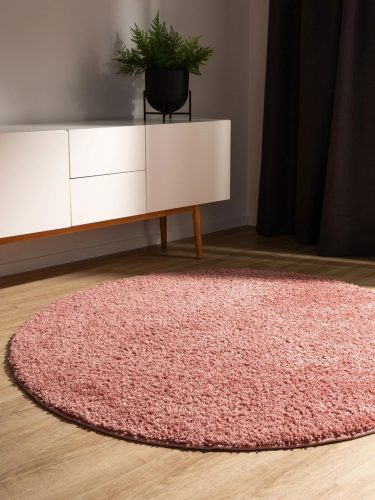 Washable Shaggy Rug Soho Rose ø 160 cm round