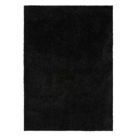 Washable Shaggy Rug Soho Black 60x120 cm