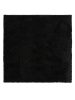 Washable Shaggy Rug Soho Black 160x160 cm