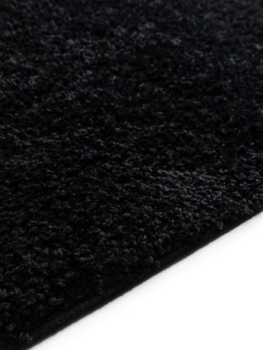 Washable Shaggy Rug Soho Black 160x160 cm