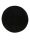 Washable Shaggy Rug Soho Black ø 120 cm round