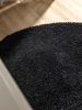 Washable Shaggy Rug Soho Black ø 200 cm round