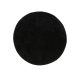 Washable Shaggy Rug Soho Black ø 80 cm round