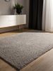Washable Shaggy Rug Soho Light Grey 60x120 cm