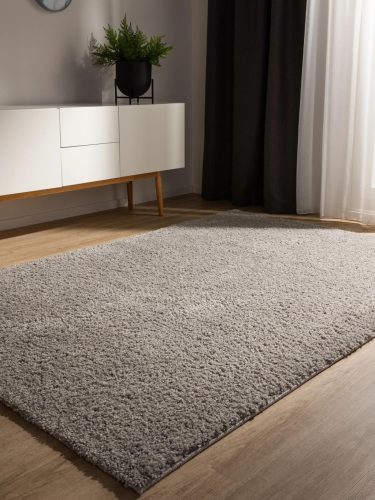 Washable Shaggy Rug Soho Light Grey 60x120 cm