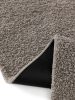 Washable Shaggy Rug Soho Light Grey 160x160 cm