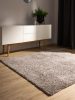 Washable Shaggy Rug Soho Taupe 160x160 cm