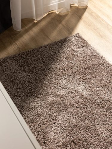 Washable Shaggy Rug Soho Taupe 80x300 cm