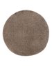 Washable Shaggy Rug Soho Taupe ø 120 cm round